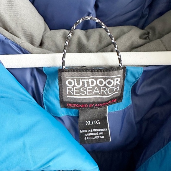 Outdoor Research Super Alpine Down Parka Coat - Picture 6 of 7